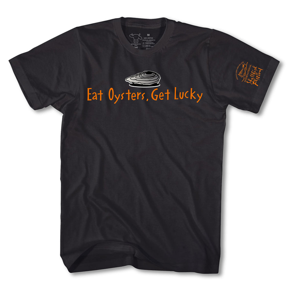 Eat Oysters Get Lucky Short Sleeve T-Shirt
